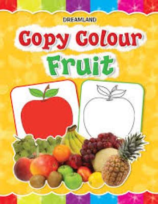 Copy Colouring Book Fruits